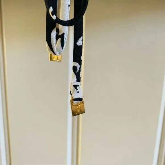 Marciano Black & White Paisley Corset Tie Back Cropped Silk Blazer | Size 4 - Picture 7 of 12